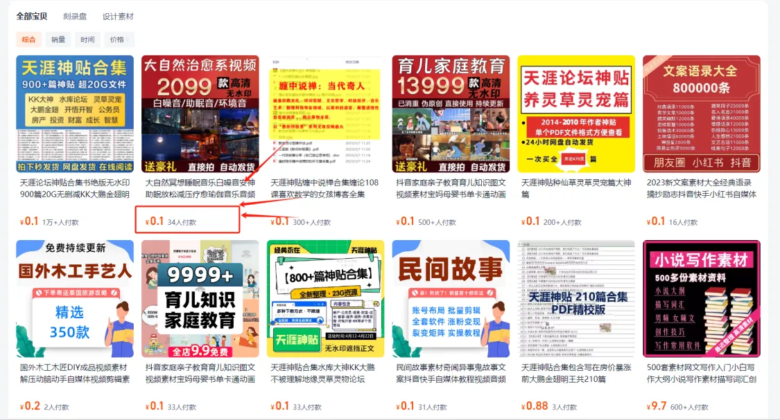 闲鱼虚拟资料掘金保姆级玩法-先知网创