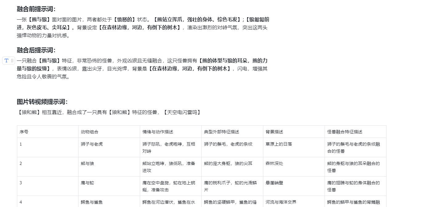 最近很火的AI动物融合视频拆解，详细制作教程-先知网创